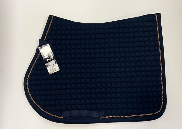 ESKADRON Cotton Schabracke navy , einer Kordel in mocca