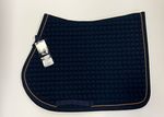 ESKADRON Cotton Schabracke navy , einer Kordel in mocca