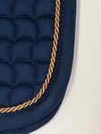 ESKADRON Cotton Schabracke navy , einer Kordel in mocca