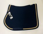 ESKADRON Cotton Schabracke navy, 3fach Kordel lind, light orange, yellow
