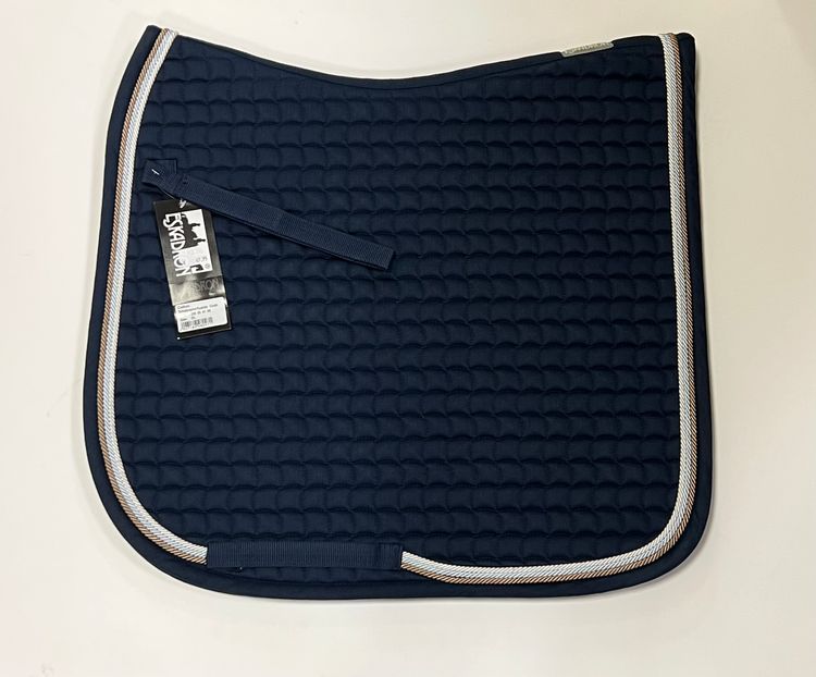ESKADRON Cotton Schabracke navy, 3fach Kordel mocca, light blue, white