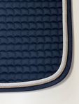 ESKADRON Cotton Schabracke navy, 3fach Kordel mocca, light blue, white
