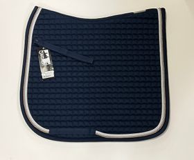 ESKADRON Cotton Schabracke navy, 3fach Kordel mocca, light blue, white