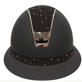 Samshield Miss Shield 2.0 Shadowmatt black, FB + Top Floral black, Trim + Blason chome black