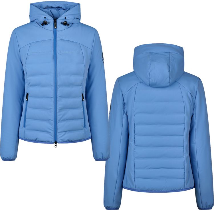 Pikeur QUILTED FLEXJACKET Steppjacke m. Kapuze in electric blue