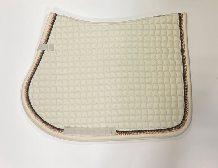 ESKADRON Cotton Schabracke creme, 3fach Kordel ligth orange, cognac, choco