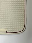 ESKADRON Cotton Schabracke creme, einer Kordel in darkred