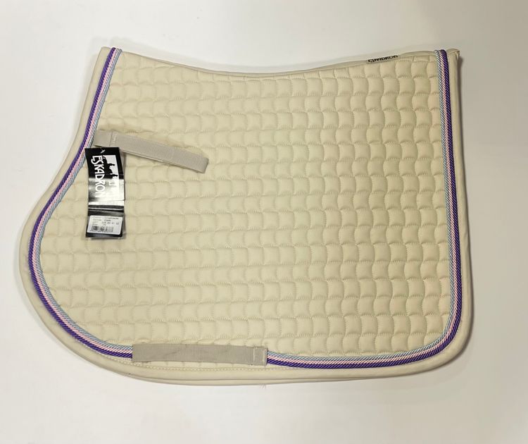 ESKADRON Cotton Schabracke creme, 3fach Kordel bubble gum