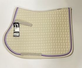 ESKADRON Cotton Schabracke creme, 3fach Kordel bubble gum