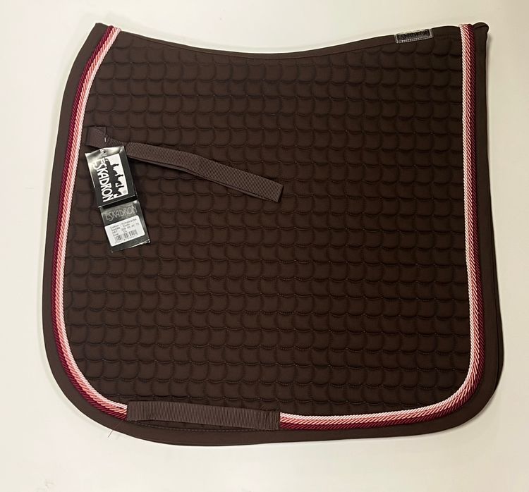 Neu ESKADRON Cotton Schabracke choco, 3fach Kordel bordeaux, apricot, rose
