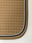 Neu ESKADRON Cotton Schabracke caramel, 3fach Kordel navy, gold, hellblau