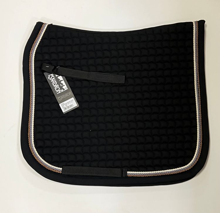 ESKADRON Cotton Schabracke black, 3fach Kordel coffee, anthracite, creme