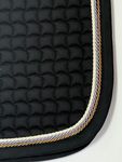 ESKADRON Cotton Schabracke black, 3fach Kordel coffee, anthracite, creme