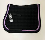 ESKADRON Cotton Schabracke black, 3fach Kordel lila, pink, silber