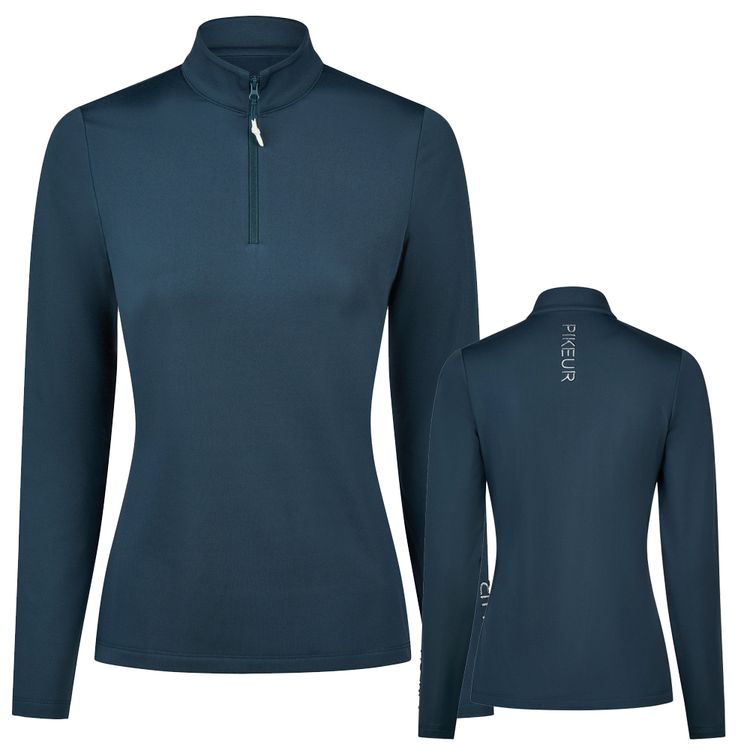Pikeur Zip Shirt Funktions-Zip-Shirt in pine green