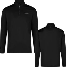  Pikeur Zip-Shirt Herren Langarmshirt in black