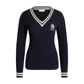 Tommy Hilfiger Roseville Woman Strickpullover in desert sky