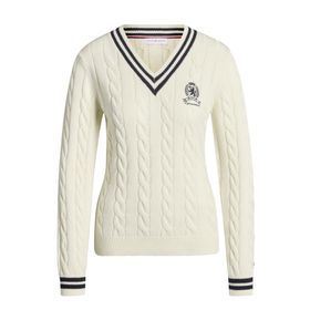 Tommy Hilfiger Roseville Woman Strickpullover in ecru
