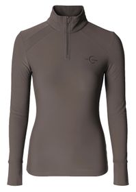 COVALLIERO Active Shirt in milky chocolate