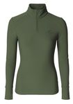 COVALLIERO Active Shirt in forest green