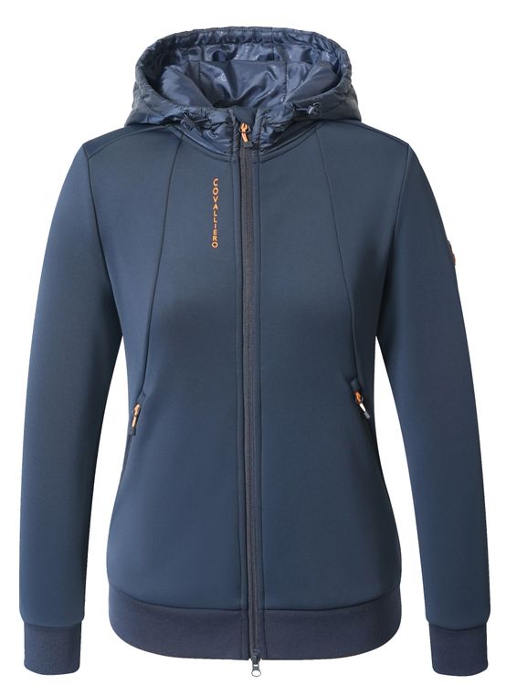 COVALLIERO Hoody Jacke in dark navy 