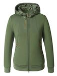 COVALLIERO Hoody Jacke in forest green