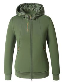 COVALLIERO Hoody Jacke in forest green
