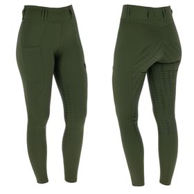COVALLIERO Damen Winter Riding Tights forest green