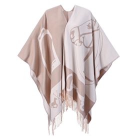 HV Polo Poncho HVPNanda in chalk