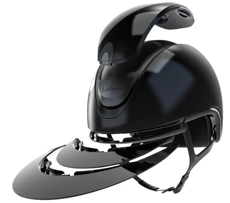 LeMieux Reithelm Very Competition Glossy in black