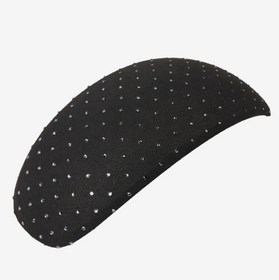 LeMieux Reithelm Panel Verv Swarovski, Helmzubehör, black
