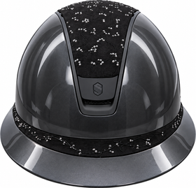 Samshield Miss Shield 2.0 Glossy black- Top + FB Crystal Leaf black, Trim + Top black matt