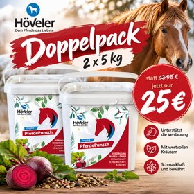 DOPPELPACK Höveler PferdePunsch - Mahlzeit zur Unterstützung des gesamten Magen- und Darmtraktes 