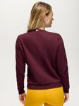 Tommy Hilfiger Equestrian Damen Sweatshirt Campus in deep burgundy