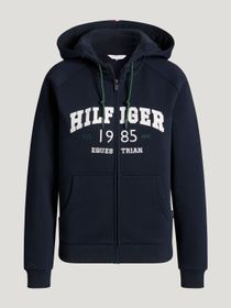 Tommy Hilfiger Equestrian Mills Zipup Hoodie Damen in desert sky