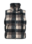 CAVALLIKA Teddyfleece Weste in check