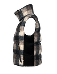 CAVALLIKA Teddyfleece Weste in check
