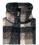 CAVALLIKA Teddyfleece Weste in check