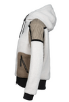 CAVALLUNIS Hybrid-Hoodie Jacke in vanilla