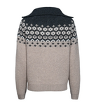 CAVALLEARA Half-Zip Pullover in peanut