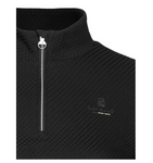 CAVALLIZIA Jacquard Stehkragenshirt in black