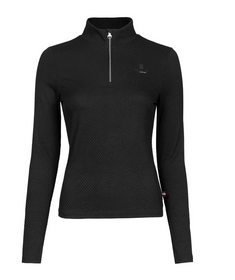 CAVALLIZIA Jacquard Stehkragenshirt in black