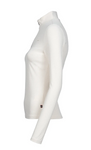 CAVALLIZIA Jacquard Stehkragenshirt in vanilla