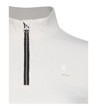 CAVALLIZIA Jacquard Stehkragenshirt in vanilla