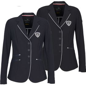 EQUILINE Damen Turnierjacket Billy in black & navy - NEU