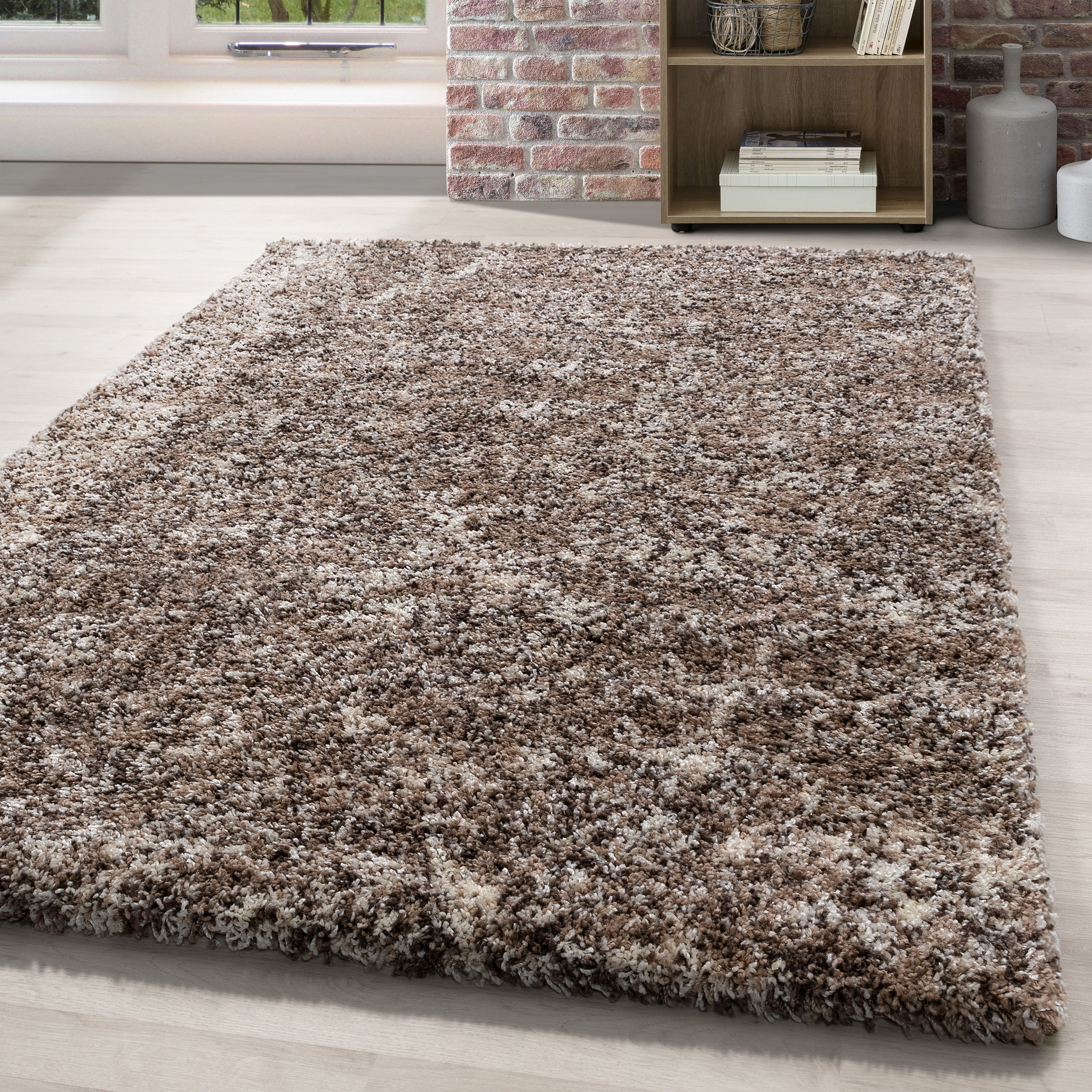 Shaggy Hochflor Langflor Teppich Wohnzimmerteppich Weich Soft Einfarbig Meliert Shaggy Hochflor Langflor Teppich Wohnzimmerteppich Weich Soft Einfarbig Meliert