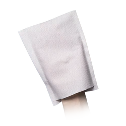 Waschhandschuhe weiß geklebt airlaid 16 x 22 cm – Bild 1 Waschhandschuhe, weiß, geklebt, airlaid, 16 x 22 cm – 1000 Stück pro Karton, AMPri, Bild 1