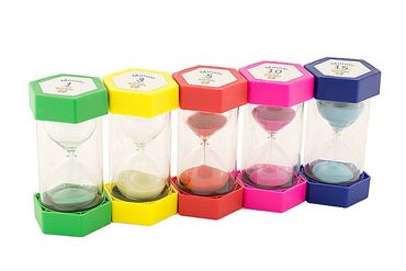 Sanduhr 5er Set, Timer-Set 1,3,5,10,15 min