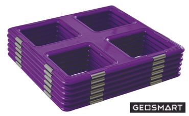 Magnet Geos Mega Quadrat 6 Stück
