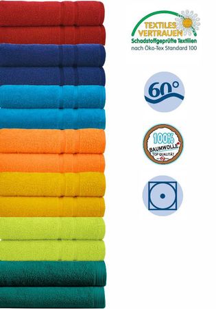 Handtuch Uni Premium 580g/m² 30 x 50cm 100 % Baumwolle